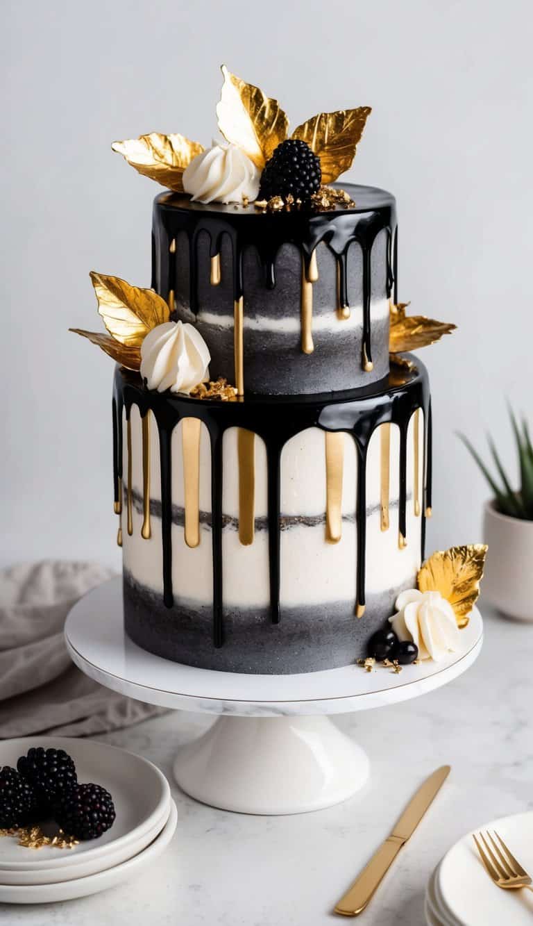 24 Gold Leaf Cake Decorating Ideas Dazzling Ways To Add Sparkle To 24 Gold Leaf Cake Decorating Ideas Dazzling Ways To Add Sparkle To