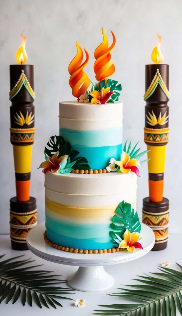 17 Tropical Cake Decorating Ideas Bring The Beach To Your Dessert Table
