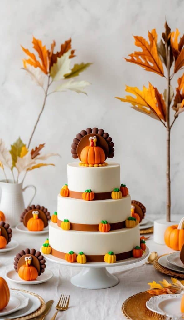 20 Thanksgiving Cake Decorating Ideas: Delightful Autumn-Inspired ...