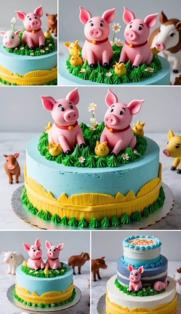 21 Farm Animal Cake Decorating Ideas Adorable Barnyard Themed Treats 21 Farm Animal Cake Decorating Ideas Adorable Barnyard Themed Treats