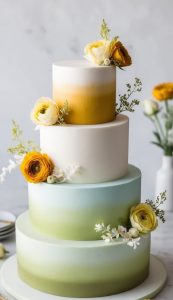 Ombre Cupcake Deko Rosen Von Baked With Love – 16 Stück, Handgemacht, Violett