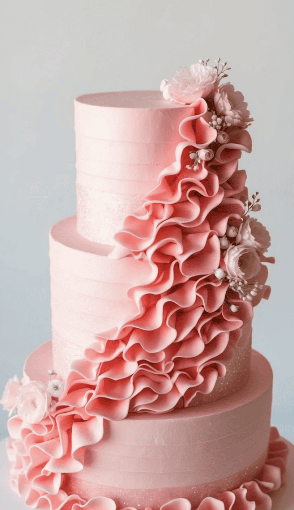 17 Ruffle Cake Decorating Ideas: Elegant and Textured Designs