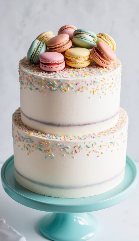 23 Cake Decorating Ideas With Macarons Sweet Stylish Designs 23-cake-decorating-ideas-with-macarons-sweet-stylish-designs