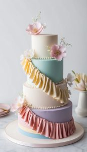 Ruffle Layout Pinterest 17 Ruffle Cake Decorating Ideas: Elegant and Textured Designs
