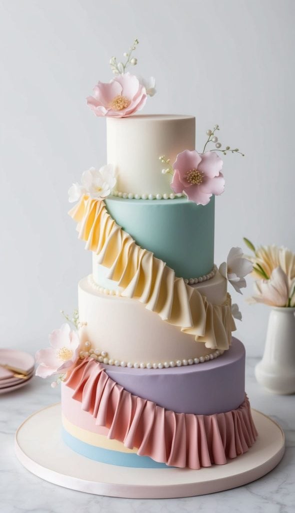 17 Ruffle Cake Decorating Ideas: Elegant and Textured Designs
